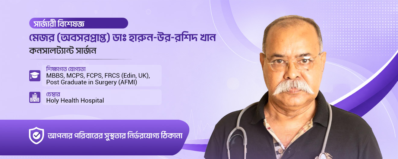 Major (Retd.) Dr. Harun-Ur-Rashid Khan Banner